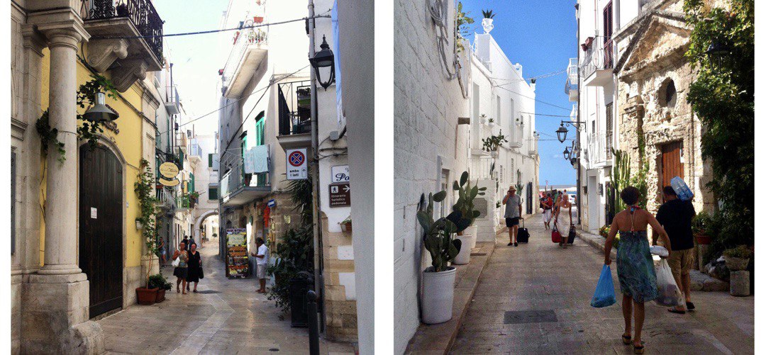Monopoli miestas, esantis Apulijos regione, Italijoje