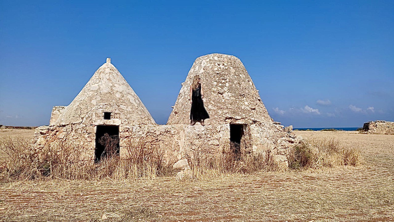 Apulijos senovinio Trulli vaizdas